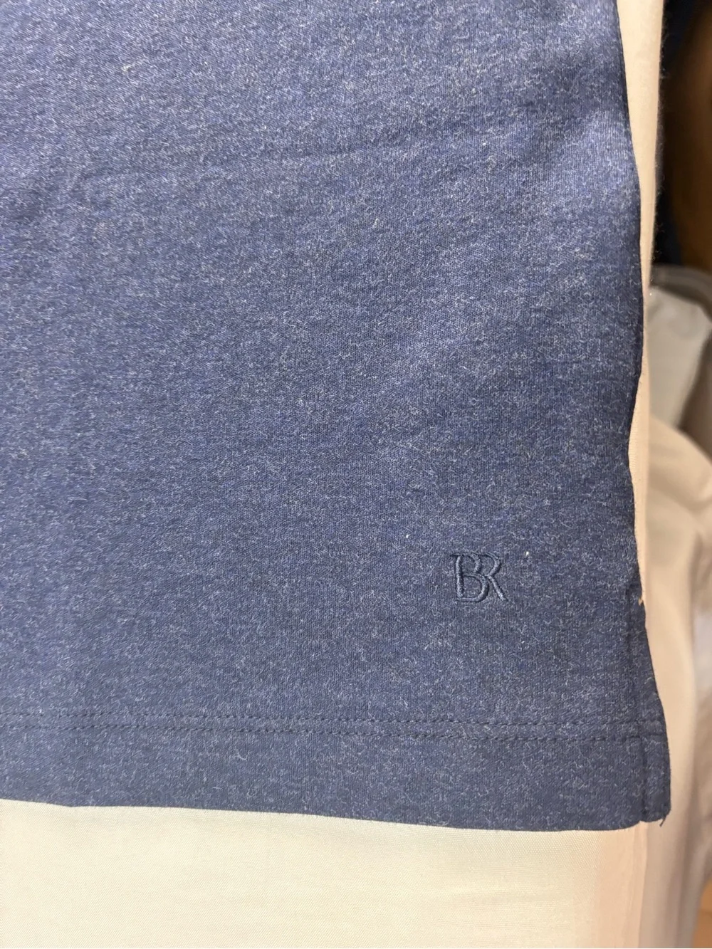 Banana Republic Navy Short Sleeve Crew Tee